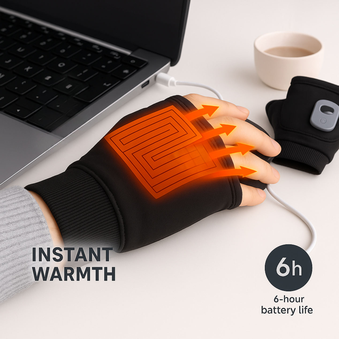 Smart Heated Gloves
